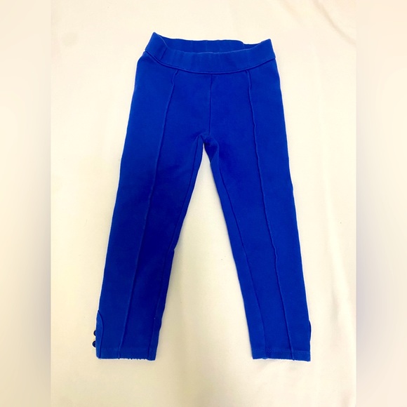 Janie and Jack toddler girl coordinating blazer pants set, with flower detail. - Picture 6 of 7